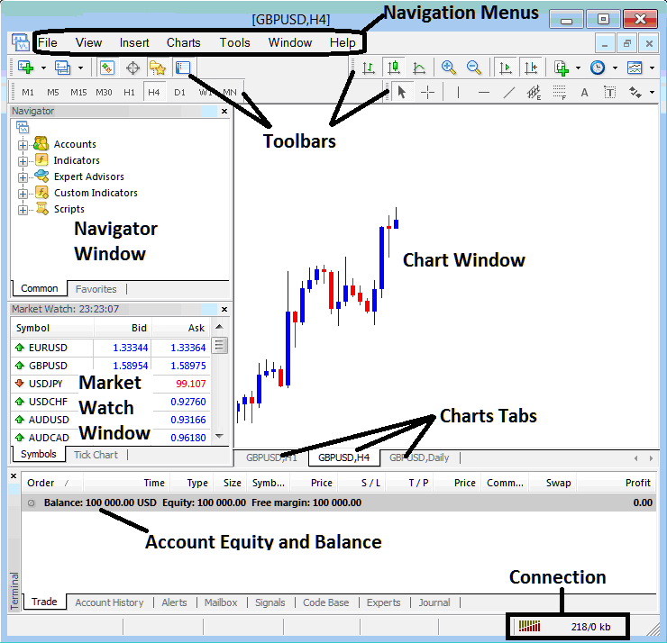 MT5 Indices Charts Tab on MT5 Software Platform - Indices Platform MT5 How Do I Open Indices Chart on MetaTrader 5?